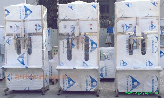 半自动2头液体灌装机桶装酒灌装机食用油灌装设备