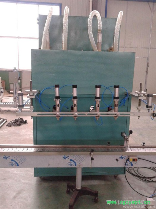 供应诚德包装机械厂液体灌装机  半自动4头灌装机图2