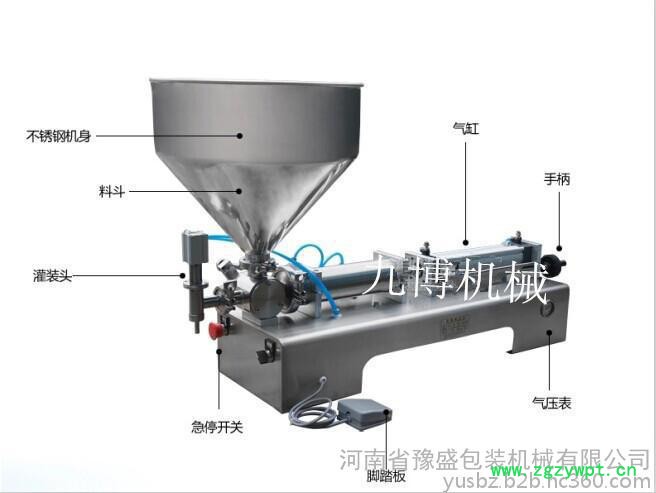 半自动膏体定量分装机 中药膏定量灌装机价格 郑州药膏灌装设备图3