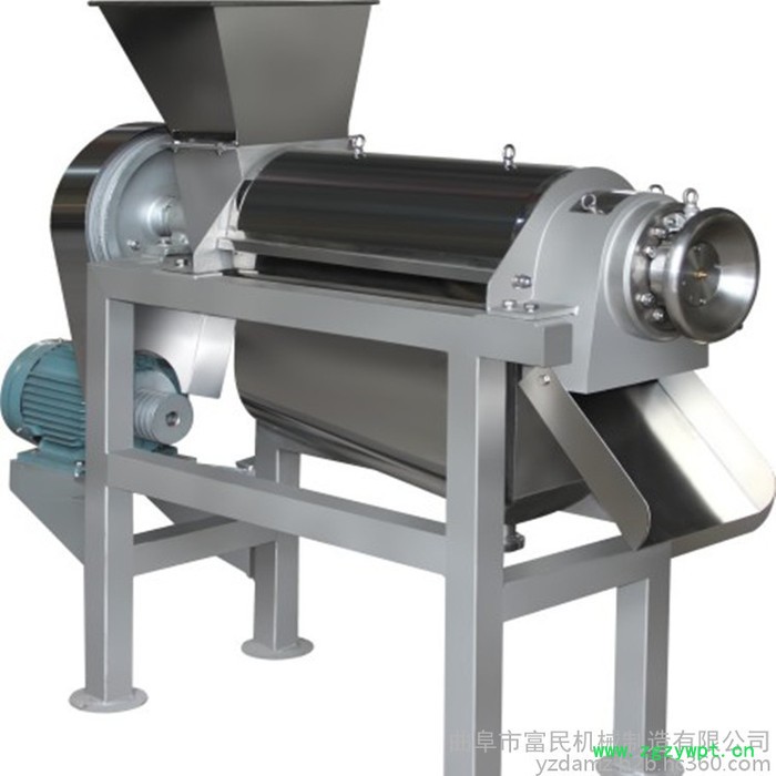 富民 榨汁机 中药渣脱水机 双螺旋压榨机图5
