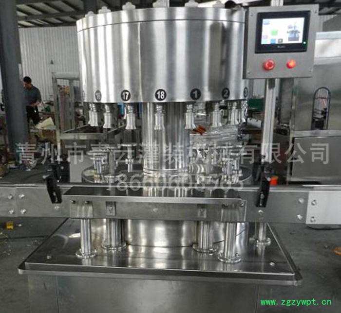 大容量无破瓶全自动 白酒酒水灌装机 液体灌装机 量准不滴漏图3