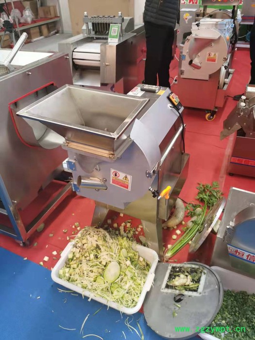 佳硕660平头电动切菜机 艾草中药切段机 竹笋切片机价格图2