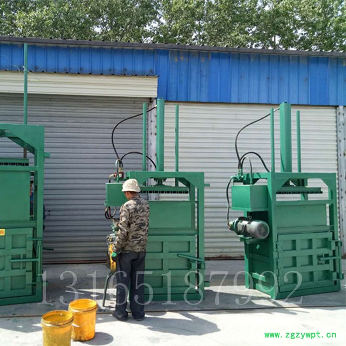 中药材压包机 碎海绵打包机 吨袋挤包机厂家图4