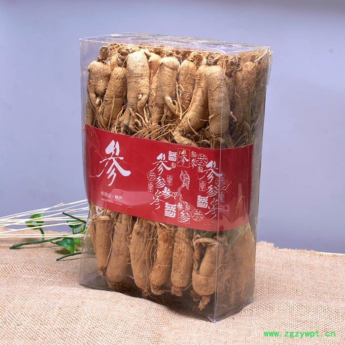 原皮生晒参白参,白参批发白参产地,中药材东北长白山带须人参图3