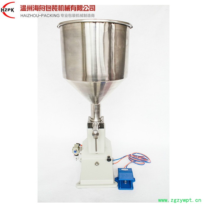 海舟包装A02小型气动膏体灌装机 液体灌装机 洗发水灌装机 定量灌装机图4