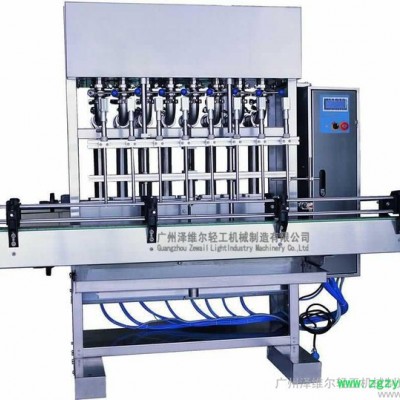 广州厂家定制 活塞灌装机，适用各类水剂，含颗粒的椰果类、果酱类灌装