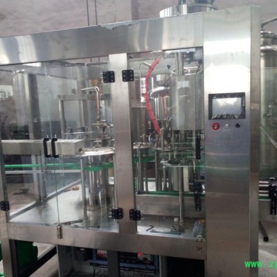 CGF8-8-3小型瓶装水三合一灌装机组  液体灌装机 饮料灌装生产线