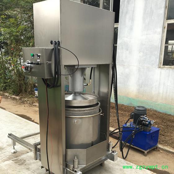 恒顺200L自动出料水果蔬菜压滤机 桑葚蓝莓酵素压滤机米酒酒糟压滤机火锅底料油渣压滤机中药渣压滤机单桶双桶 自动压滤机图2