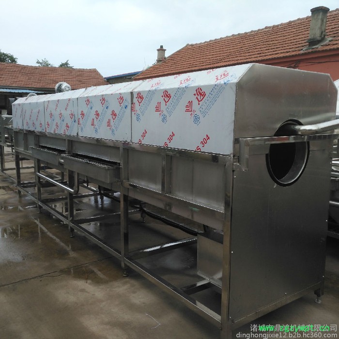 鼎鸿牌TQX-3000型食品袋清洗机 滚筒洗袋机 油沙豆清洗机 火腿肠清洗机 中药材清洗机 根茎去污清洗机 价格优惠图7