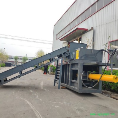 **卧式塑料废品压包机 易拉罐打捆机厂家 中药材压包装袋机