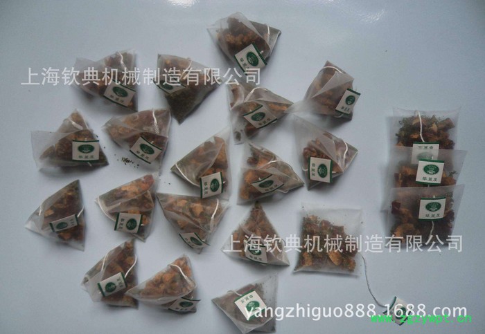 电子秤剂量中药三角型袋泡茶包装机 花茶春茶三角袋袋泡包装机
