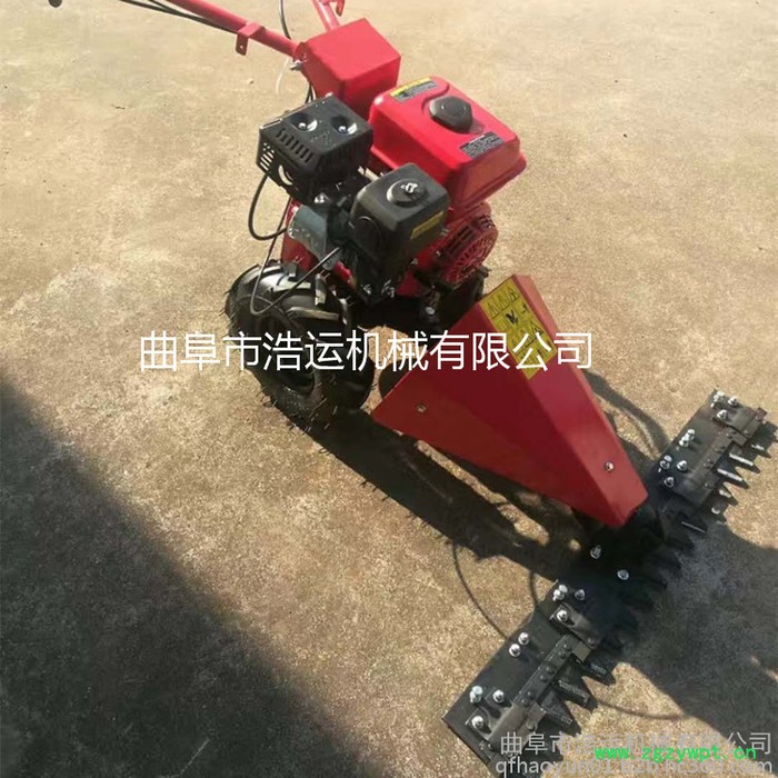 山东曲阜浩运机械工厂**不伤草根剪草机低割茬中药材收割机 多种型号的手推式汽油剪草机图4