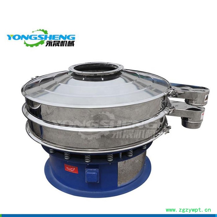 永晟定制三次元旋振筛 锗砂中药粉剂提取液重质碳酸钙猪粪尿旋震振筛机图3