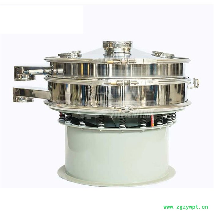 永晟定制三次元旋振筛 锗砂中药粉剂提取液重质碳酸钙猪粪尿旋震振筛机图5