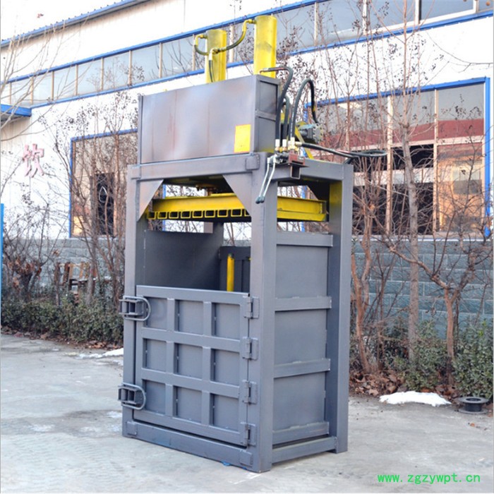 科博易拉罐油漆桶压块机 立式薄膜打包机  废纸箱编织袋中药药材打包机图4