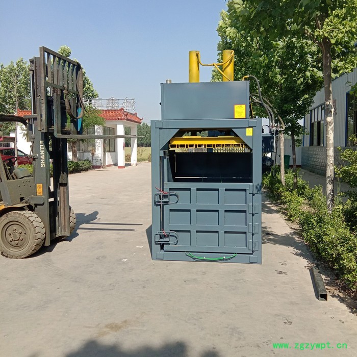 科博易拉罐油漆桶压块机 立式薄膜打包机  废纸箱编织袋中药药材打包机图8