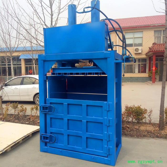 科博易拉罐油漆桶压块机 立式薄膜打包机  废纸箱编织袋中药药材打包机图6