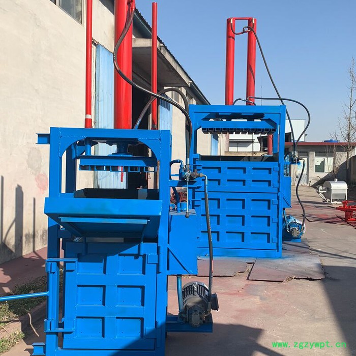 宏博 水泥袋子打包机 废铁桶液压机 中药材服装液压打包机图5