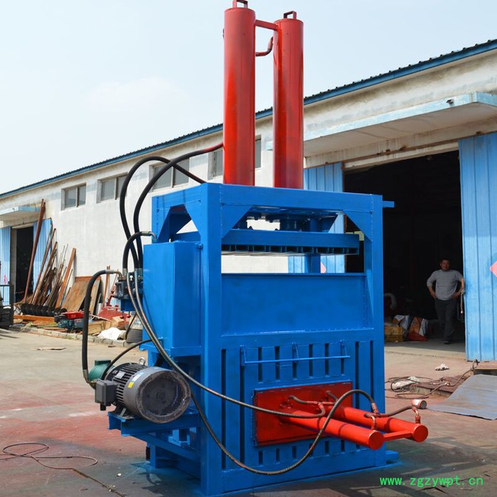 宏博 水泥袋子打包机 废铁桶液压机 中药材服装液压打包机图2