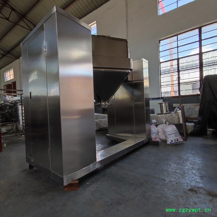 陆鹏 GMP专用方锥混合机 中药厂家粉末方形不锈钢方锥混合机定制销售图6