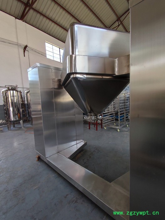 陆鹏 GMP专用方锥混合机 中药厂家粉末方形不锈钢方锥混合机定制销售图3