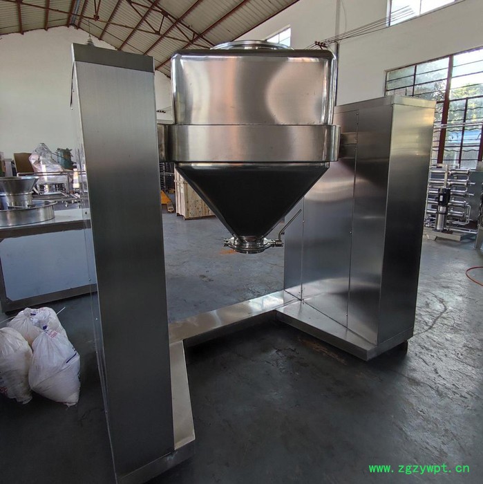 陆鹏 GMP专用方锥混合机 中药厂家粉末方形不锈钢方锥混合机定制销售图8