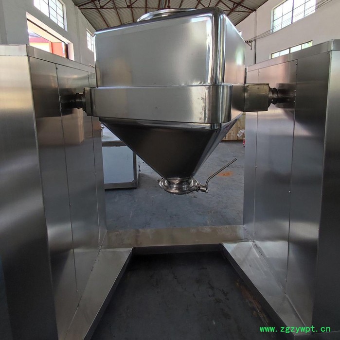 陆鹏 GMP专用方锥混合机 中药厂家粉末方形不锈钢方锥混合机定制销售图7