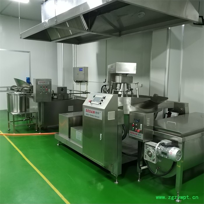 世轩JLX-400 香菇酱加工成套生产流水线 香菇酱成套灌装生产线  从原料加工到成品入库全过程设计制作图6