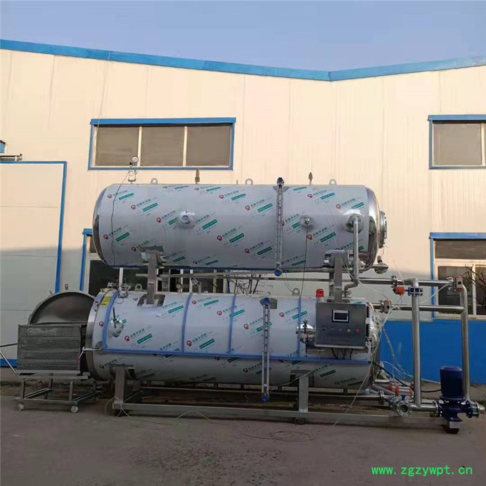 蒸汽加热型鲍鱼杀菌锅 隧道式中药材杀菌釜 水浴式咸鸭蛋高温灭菌锅 厂家供应图6