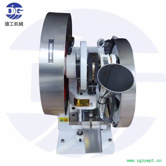 广州德工中西药粉末压片机手动一体单冲压片机粉末压片机YP-6T小型颗粒机