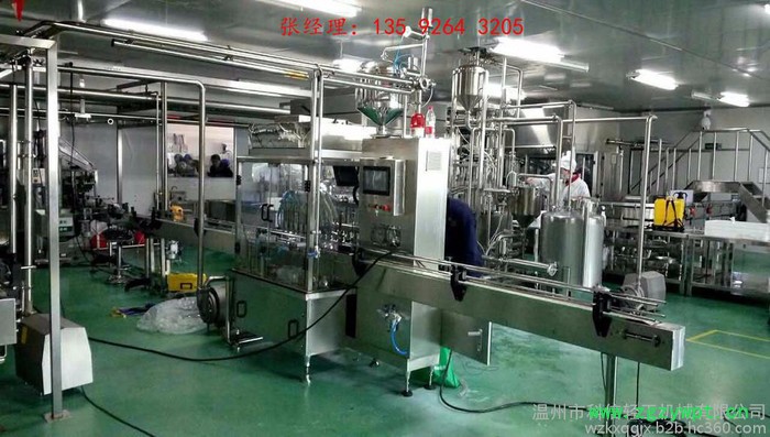 酸奶生产加工工艺-小型6000瓶每小时多瓶型牛奶灌装生产线全套设备-袋装牛奶学生奶花生奶生产线设备厂家图3