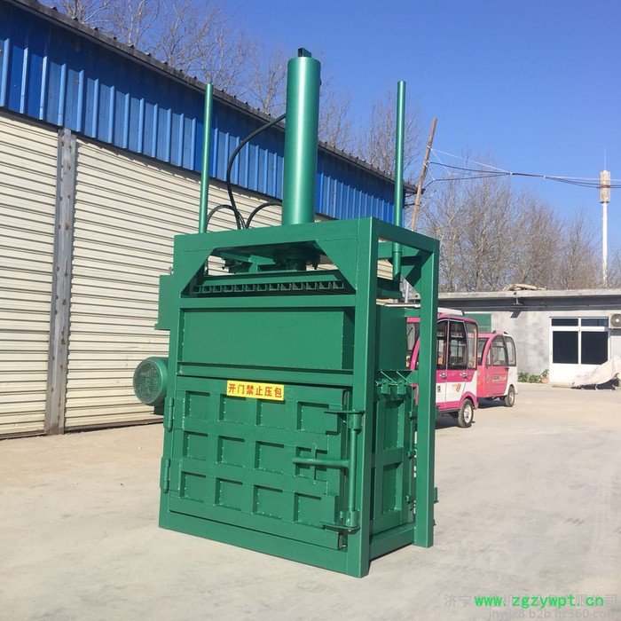 宇佳牌 双缸中药材打包机 塑料薄膜液压打包机 40吨双缸废纸壳压扁机图2