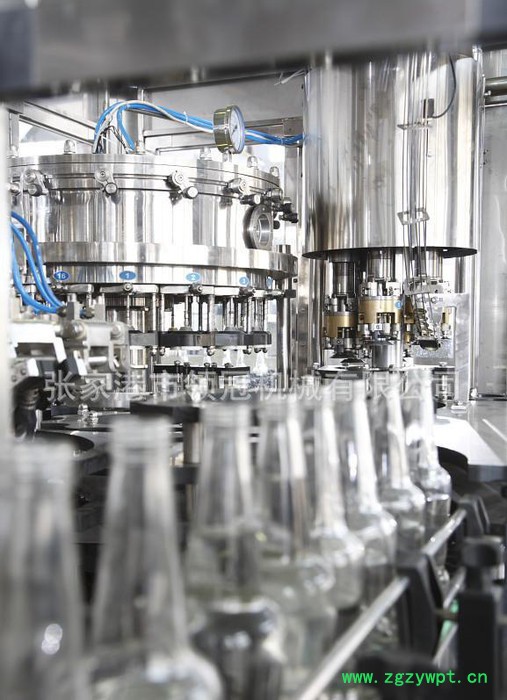 全自动酒水灌装设备 瓶装汽水灌装机 定量液体灌装三合一灌装机