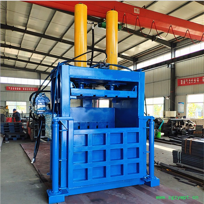 鲁丰40吨 中药材 艾叶 粽叶树皮小型液压打包机 捆包压扁机图5