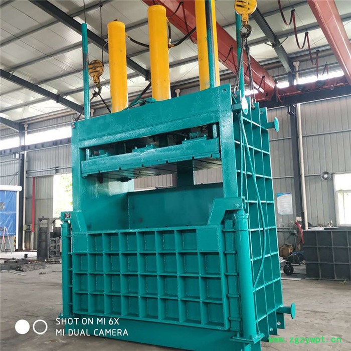 鲁丰40吨 中药材 艾叶 粽叶树皮小型液压打包机 捆包压扁机图6