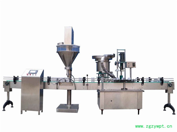 全自动直线式粉末灌装线奶粉蛋白粉粉末包装线 粉末瓶装灌装生产线图4