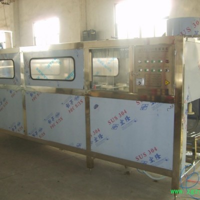 领冠机械QGF-120 矿泉水桶装机  纯净水灌装生产线  全自动冲洗灌装封口一体机  自动拔盖刷桶机