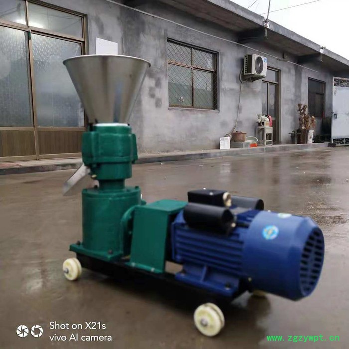 小型养鸡养鸭用粉料精料混合料造粒机 平模秸秆稻草造粒机 中药粉末制粒机图8