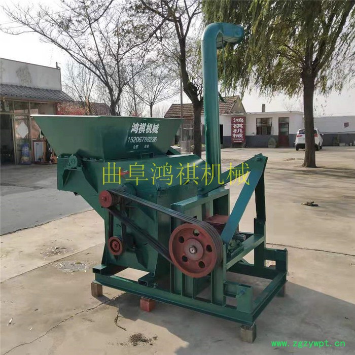 鸿祺机械 无粉尘沙克龙粉碎机 自吸式中药粉碎机 兴安县图5