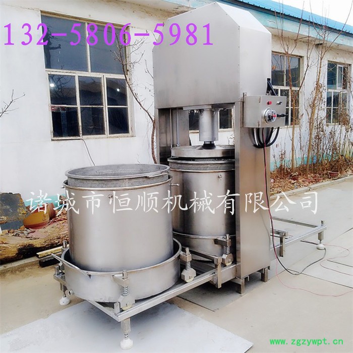 压榨机 中药渣脱水压榨机  酒糟脱水处理设备 100吨强力液压压滤机 脱水压滤机图7