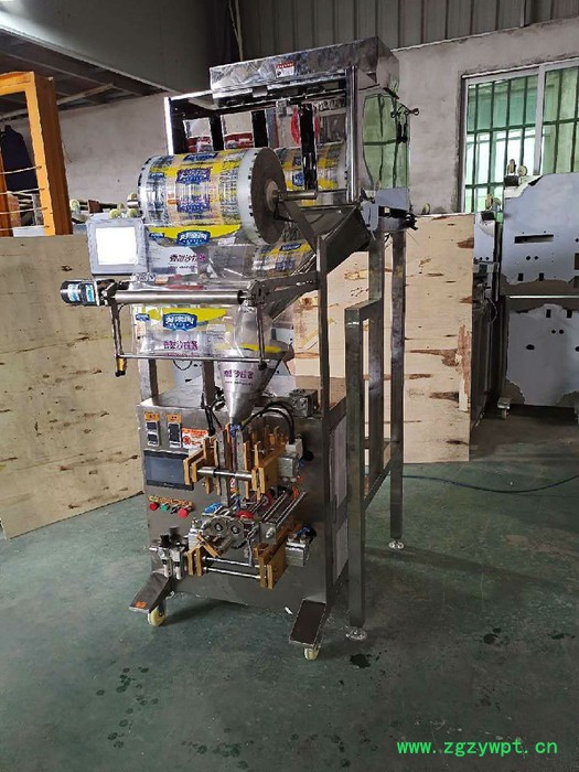 全自动四头立式中药颗粒包装机郑州批发三边/四边背封颗粒包装机图6