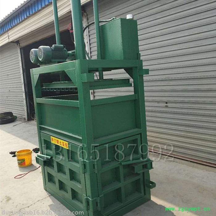 10吨小型废铁纸打块机 中药材编织袋压包机 湿布条子打包机价格图7