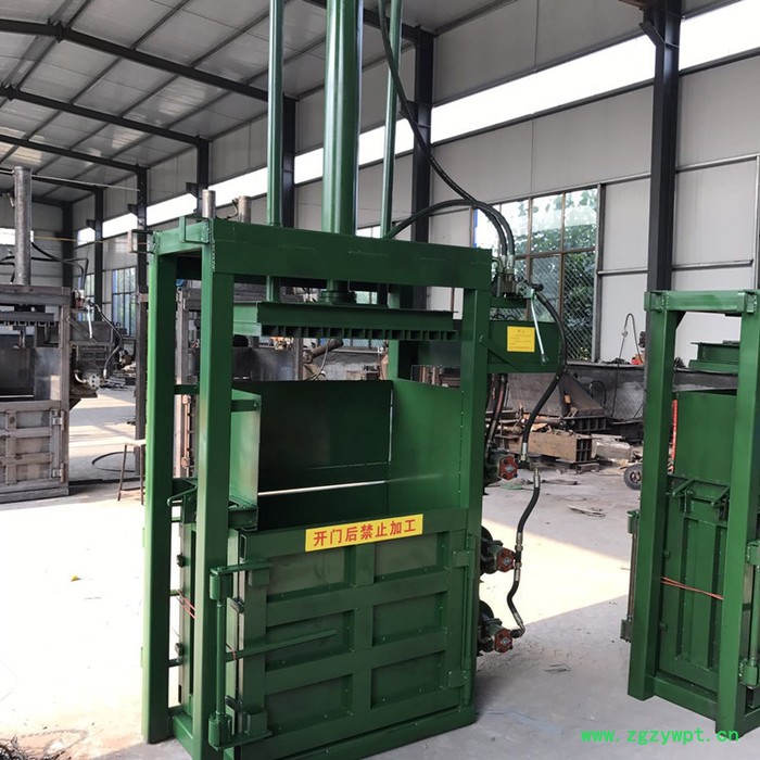 中药材打包机   废纸箱半自动打捆机  废旧物品塑料瓶压扁机**价廉图7