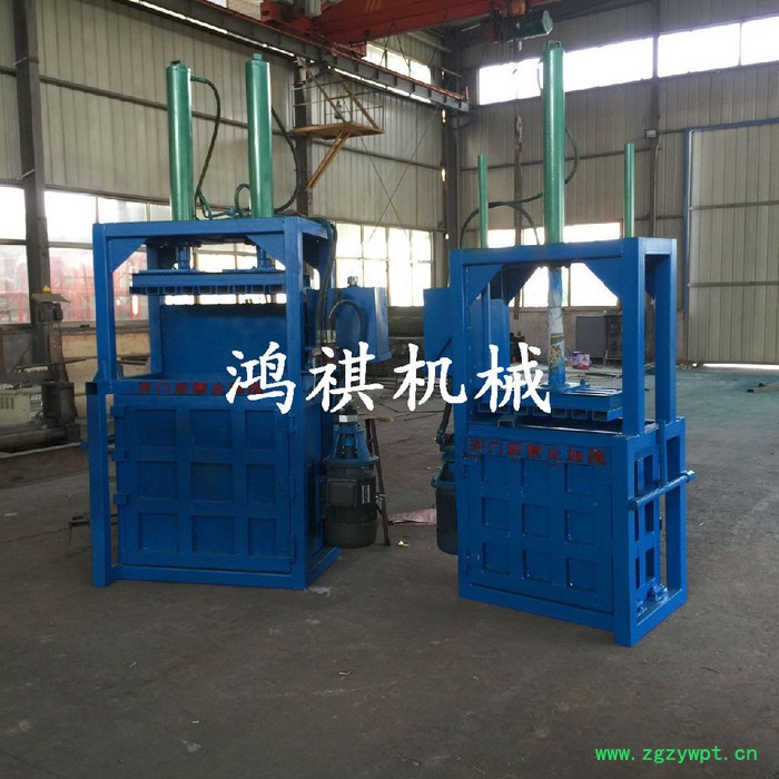 金属液压打包机厂家  定做立式液压打包机  进料口加大中药材打包机图2