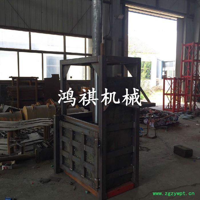 金属液压打包机厂家  定做立式液压打包机  进料口加大中药材打包机图6