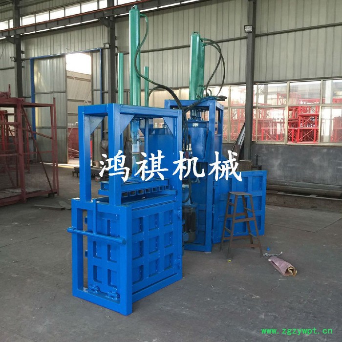 金属液压打包机厂家  定做立式液压打包机  进料口加大中药材打包机图5