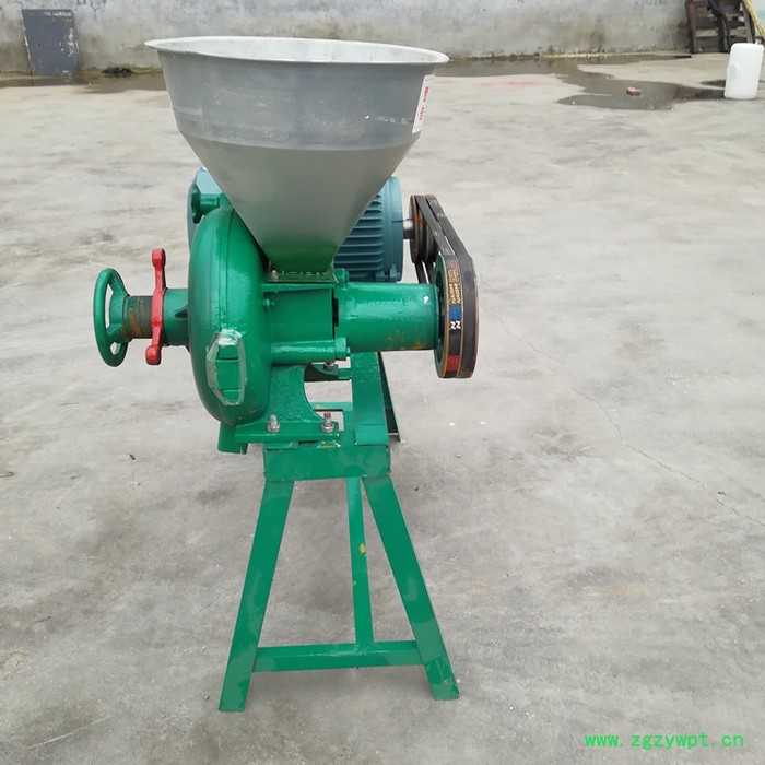自吸式中药粉碎磨粉机 养殖用粉碎机 锥形278去麸皮磨面机图4