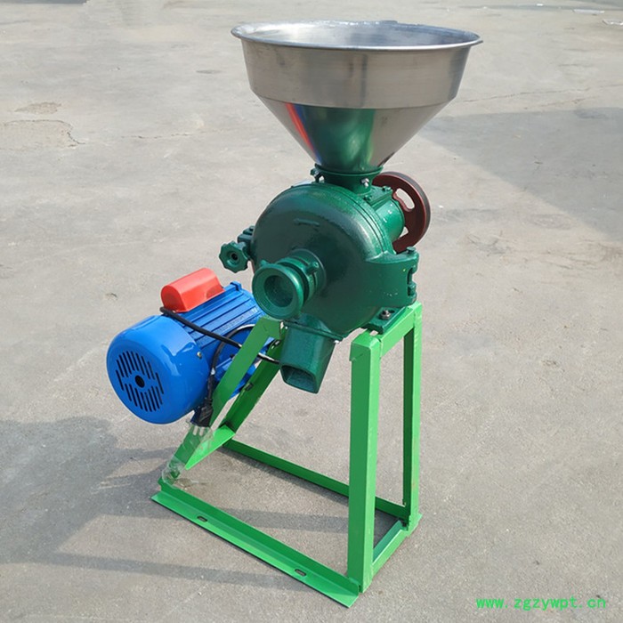 自吸式中药粉碎磨粉机 养殖用粉碎机 锥形278去麸皮磨面机图7