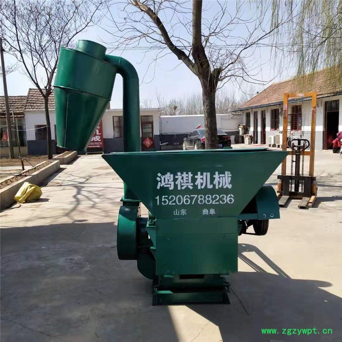 沙克龙粉碎机图片 中药粉碎机家用 鸿祺HH锤片饲料粉碎机图3