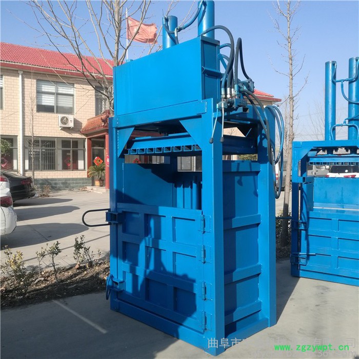 中药材家用液压打包机宇晨小型废纸塑料瓶压块机 两相电服装打包机图2